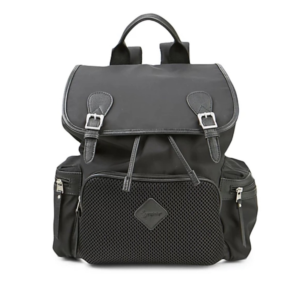 Ergobaby Mesh Front Diaper Bag Backpack in Black
